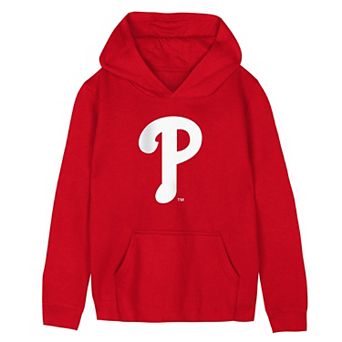 Preschool Outerstuff Red Philadelphia Phillies Primary Logo Fleece Hoodie