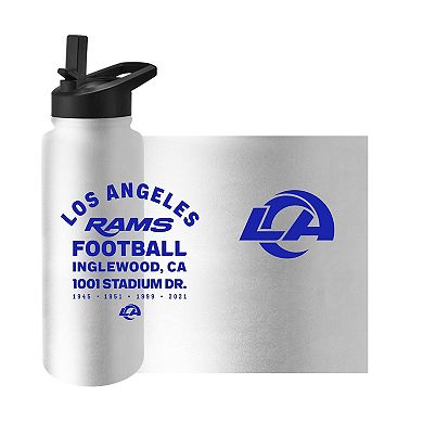 Logo Brands Los Angeles Rams 34oz. Quencher Bottle