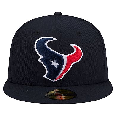 Men's New Era Navy Houston Texans 59FIFTY Fitted Hat