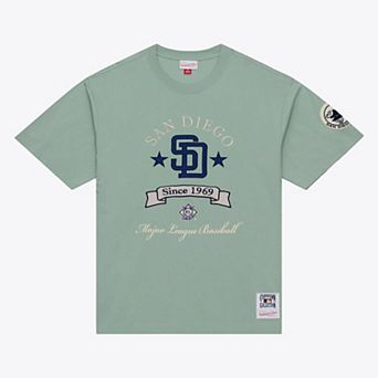 Men's Mitchell & Ness Green San Diego Padres Yacht Rock T-Shirt