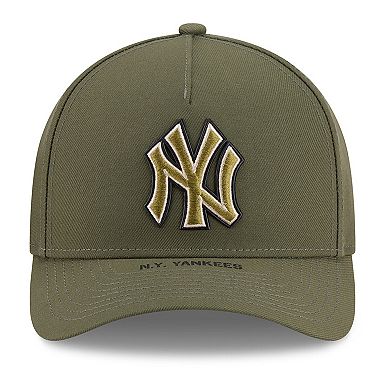 Youth New Era Olive New York Yankees 2026 Armed Forces Day 9FORTY M-Crown Adjustable Hat