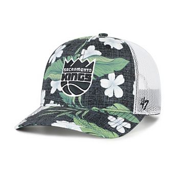 Men's '47 Black Sacramento Kings Beach Side Trucker Adjustable Hat