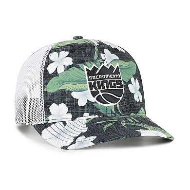 Men's '47 Black Sacramento Kings Beach Side Trucker Adjustable Hat