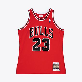 Men's Mitchell & Ness Michael Jordan Red Chicago Bulls 1997-98 Authentic Jersey