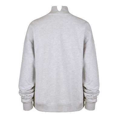 Women's '47 Gray Florida Gators Laurel Arch Mock Neck Sweatshirt