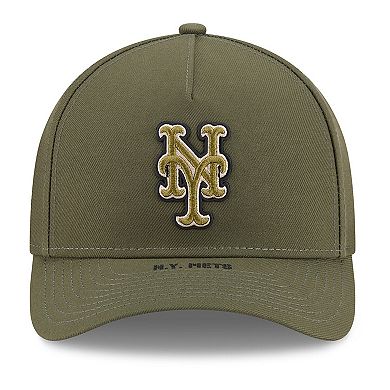 Youth New Era Olive New York Mets 2026 Armed Forces Day 9FORTY M-Crown Adjustable Hat