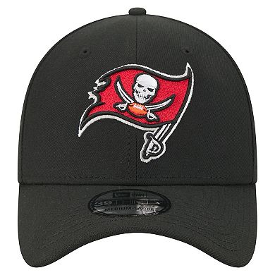Men's New Era Black Tampa Bay Buccaneers Core Team 39THIRTY Flex Hat