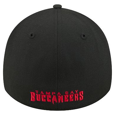 Men's New Era Black Tampa Bay Buccaneers Core Team 39THIRTY Flex Hat