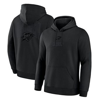 Men's Fanatics Oklahoma City Thunder Black Out Hoodie