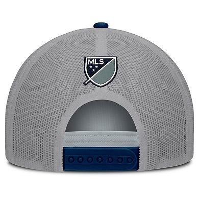 Men's Fanatics White San Diego FC On Deck A-Frame Trucker Adjustable Hat