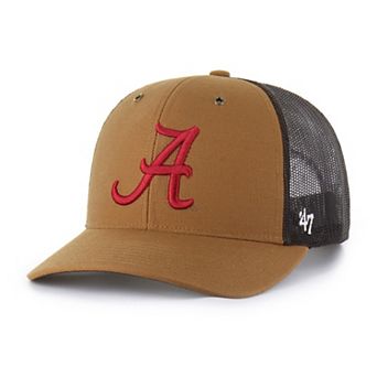 Unisex Carhartt x '47 Brown Alabama Crimson Tide Trucker Adjustable Hat