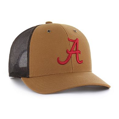Unisex Carhartt x '47 Brown Alabama Crimson Tide Trucker Adjustable Hat