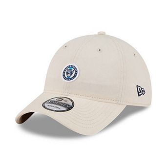 Men's New Era Beige Philadelphia Union Micro Team Logo 9TWENTY Adjustable Hat