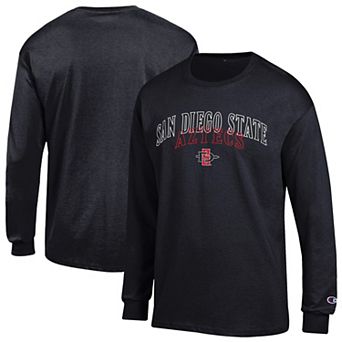 Men's Champion Black San Diego State Aztecs Team Long-Sleeve T-Shirt