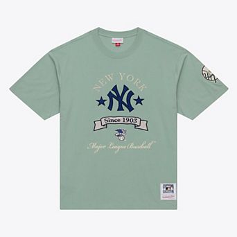 Men's Mitchell & Ness Green New York Yankees Yacht Rock T-Shirt