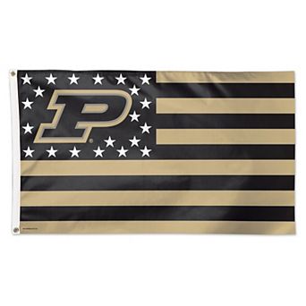 WinCraft Purdue Boilermakers 3' x 5' Single-Sided Deluxe Patriotic Stars & Stripes Flag