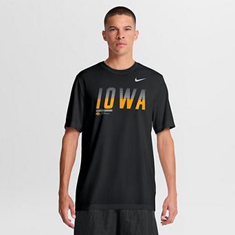 Men's Nike Black Iowa Hawkeyes Sideline Legend Dri-FIT T-Shirt