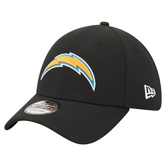 Men's New Era Black Los Angeles Chargers Core Team 39THIRTY Flex Hat
