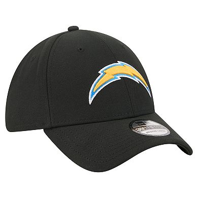 Men's New Era Black Los Angeles Chargers Core Team 39THIRTY Flex Hat