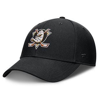 Men's Fanatics Black Anaheim Ducks Force Adjustable Hat