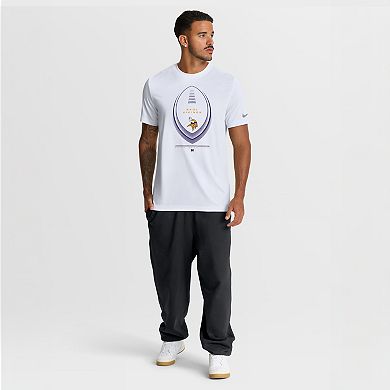 Men's Nike White Minnesota Vikings Legend Icon Dri-FIT T-Shirt