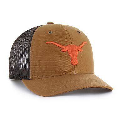 Unisex Carhartt x '47 Brown Texas Longhorns Trucker Adjustable Hat
