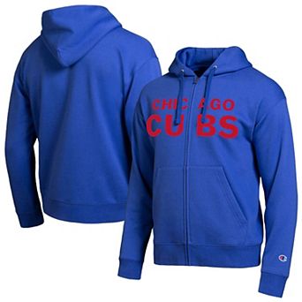 Men's Champion Chicago Cubs Royal All-Star Wordmark Full-Zip Hoodie
