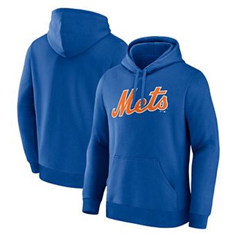 Men's Logo Athletic Royal New York Mets Wordmark Hoodie