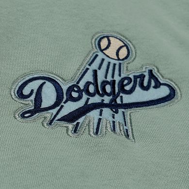 Men's Mitchell & Ness Green Los Angeles Dodgers Yacht Rock Fleece Sweatshirt