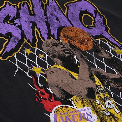 Men's Mitchell & Ness Shaquille O'Neal Black Los Angeles Lakers Best in Class Tank Top