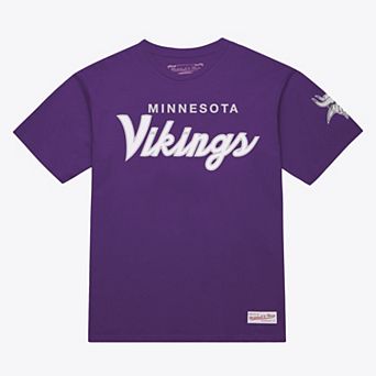 Men's Mitchell & Ness Purple Minnesota Vikings Head Coach Classic T-Shirt
