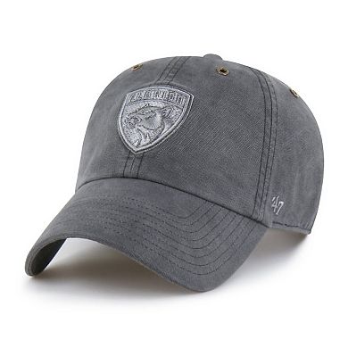 Men's Carhartt x '47 Charcoal Florida Panthers Clean Up Adjustable Hat