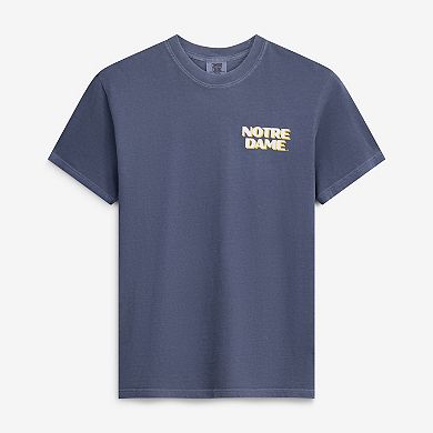 Men's Navy Notre Dame Fighting Irish Comfort Colors Team Statue T-Shirt