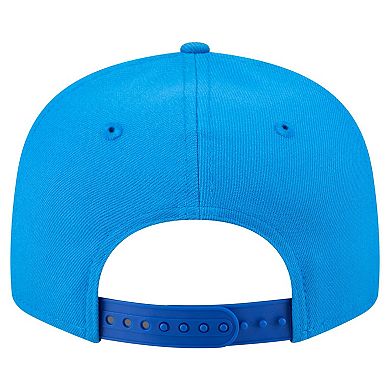 Men's New Era Blue Detroit Lions Core Team Script 9FIFTY Snapback Hat