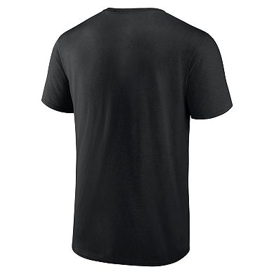 Men's Logo Athletic Black Cincinnati Bengals Primary Logo T-Shirt