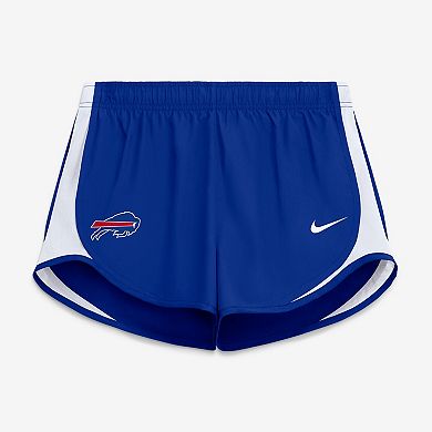 Women's Nike Royal Buffalo Bills Tempo Mid-Rise Dri-FIT Shorts