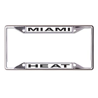 WinCraft Miami Heat Laser-Cut License Plate Frame