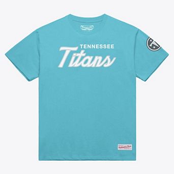 Men's Mitchell & Ness Light Blue Tennessee Titans Head Coach Classic T-Shirt
