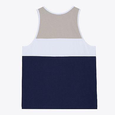 Men's Mitchell & Ness Navy/Silver Dallas Cowboys Head Coach Tank Top