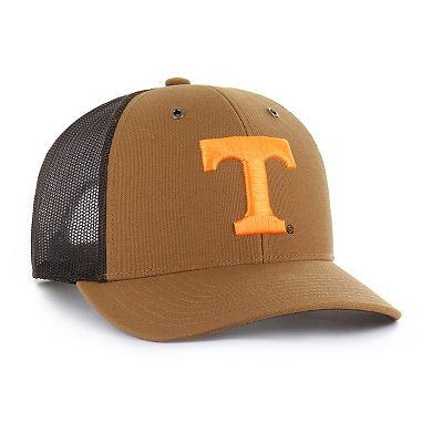 Unisex Carhartt x '47 Brown Tennessee Volunteers Trucker Adjustable Hat