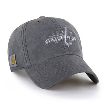 Men's Carhartt x '47 Charcoal Washington Capitals Clean Up Adjustable Hat