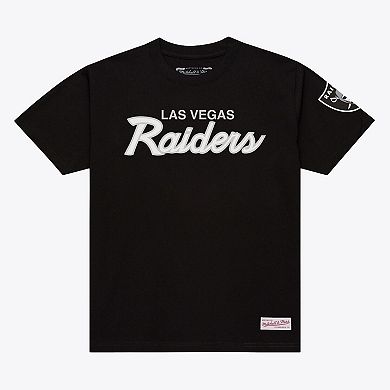 Men's Mitchell & Ness Black Las Vegas Raiders Head Coach Classic T-Shirt