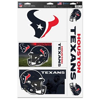 WinCraft Houston Texans Primary 11'' x 17'' Multi-Use Decal Sheet