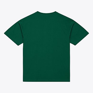Men's Mitchell & Ness Green Milwaukee Bucks Vintage Wordmark T-Shirt