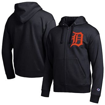 Men's Champion Black Detroit Tigers All-Star Full-Zip Hoodie