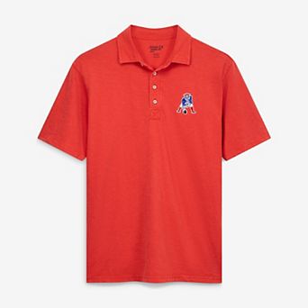 Men's johnnie-O Red New England Patriots Throwback Coastal Wash Polo