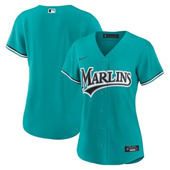 Women's Nike Teal Miami Marlins Alternate Replica Jersey