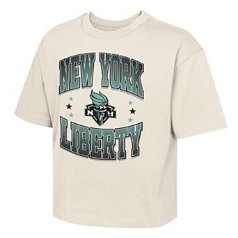 Youth Outerstuff Natural New York Liberty Unbeatable Boxy T-Shirt