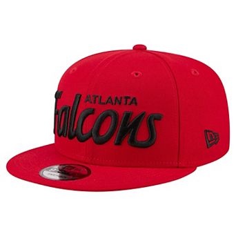Men's New Era Red Atlanta Falcons Core Team Script 9FIFTY Snapback Hat