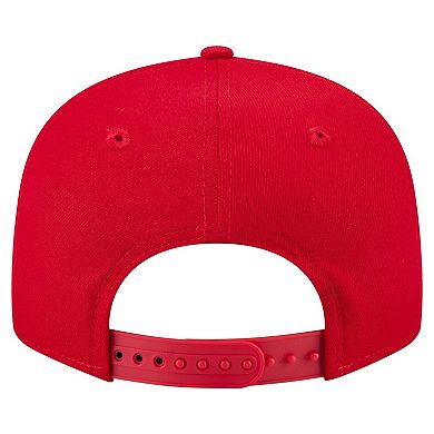 Men's New Era Red Atlanta Falcons Core Team Script 9FIFTY Snapback Hat